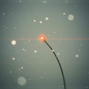 Neon streetlights